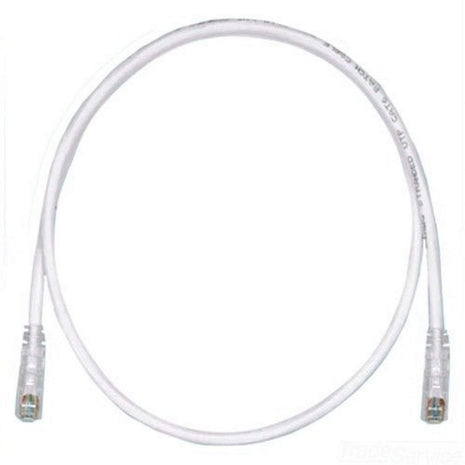Panduit UTPSP10Y Category-6 8-Conductor Strain Relief Clear Boot Patch Cord, 10-Feet, Off White