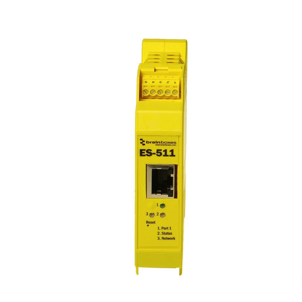 Brainboxes Device Server - 10Mb LAN, 100Mb LAN, RS-232, RS-422, RS-485 (ES-511)
