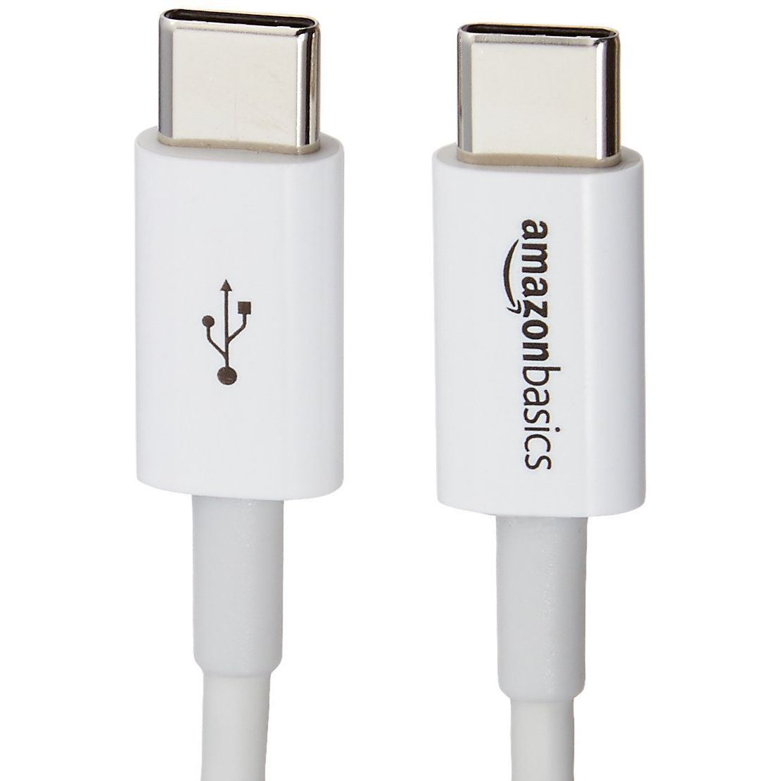 Amazon Basics USB-C to USB-C Fast Charger Cable, 480Mbps Speed, USB-IF Certified, for Fast Charging Apple iPhone 16/15, iPad, MacBook, Samsung Galaxy, Tablets, Laptops, 6 Foot, White