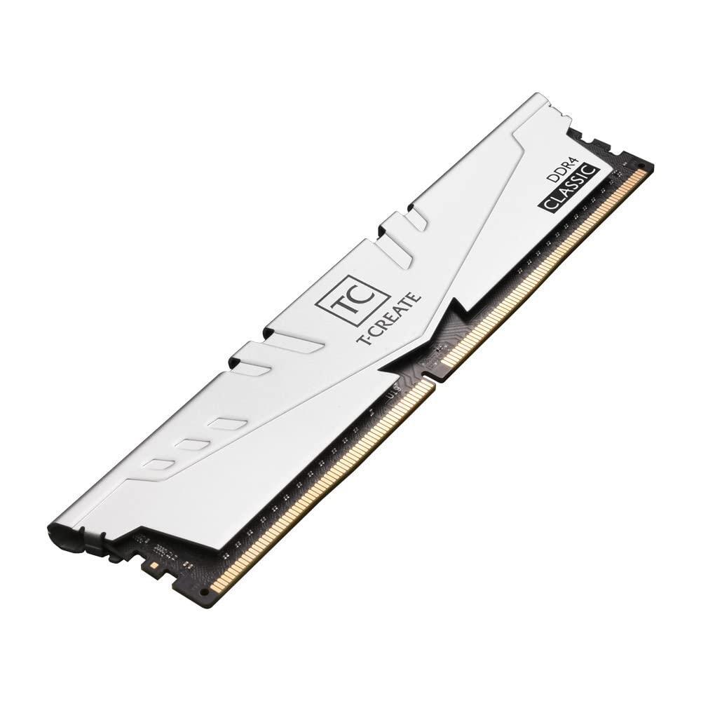 TEAMGROUP T-Create Classic 10L DDR4 32GB Kit (2 x 16GB) 3200MHz (PC4 25600) CL22 Desktop Memory Module Ram - TTCCD432G3200HC22DC01