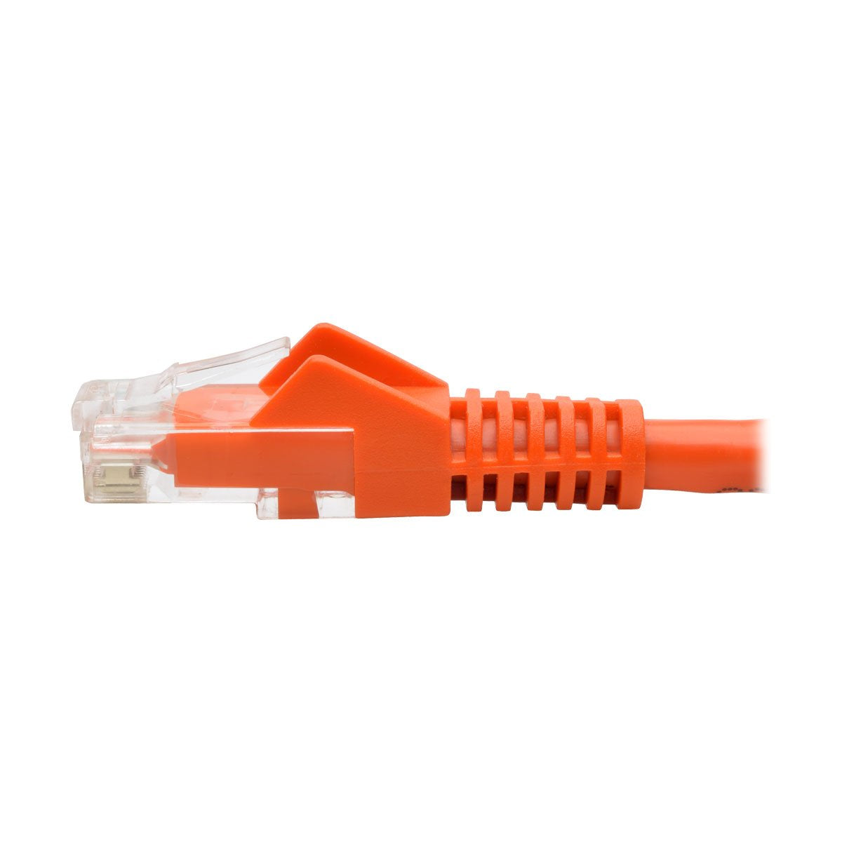 Eaton Tripp Lite Cat6 Gigabit Ethernet Snagless Molded Patch Cable UTP Orange RJ45 M/550Mhz 2Ft 2' (N201-002-OR)