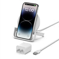 Belkin Quick Charge 10W Wireless Charger - Qi-Certified Charger Stand for iPhone, Samsung Galaxy - Charge While Listening to Music, Streaming Videos, & Video Calling - Includes AC Adapter - White