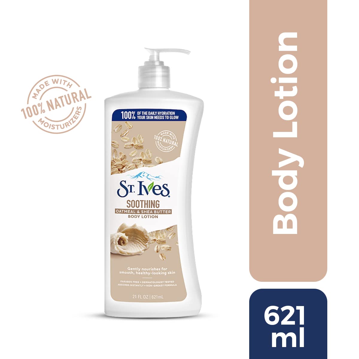 St. Ives Soothing Oatmeal & Shea Butter Body Lotion (621ml)