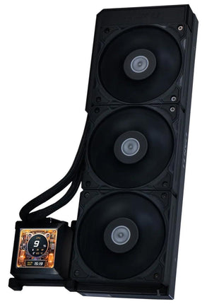 Lian-Li Fan HSLCD36SB Black 2.88" IPS 480x480 Pixels 500 Nits | 360mm AIO with 2.88-inch LCD and 2500 RPM fans for cooling, monitoring and cable management