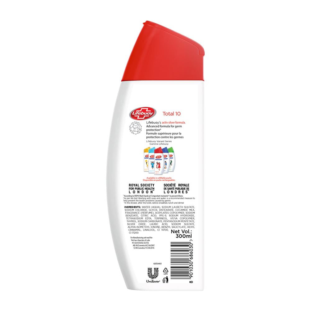 Lifebuoy Total 10 Antibacterial Bodywash 300 ml