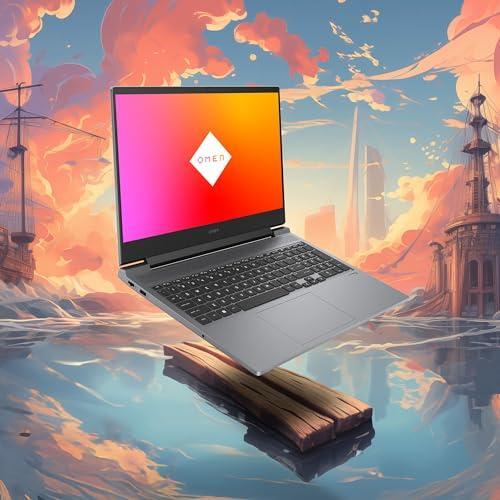 HP OMEN 16 inch Laptop, FHD 144Hz Display, Intel Core i7-14650HX, 16 GB RAM, 512 GB SSD, NVIDIA GeForce RTX 4060 GPU (8 GB Dedicated), Windows 11 Home, 16-ae0100nr (2024)