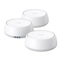 TP-Link Deco BE25 Dual-Band BE5000 WiFi 7 Mesh Wi-Fi System | 4-Stream 5 Gbps, 240 Mhz | Covers up to 6,600 Sq.Ft | 2X 2.5G Ports Wired Backhaul | VPN,MLO, AI-Roaming, HomeShield, 3-Pack
