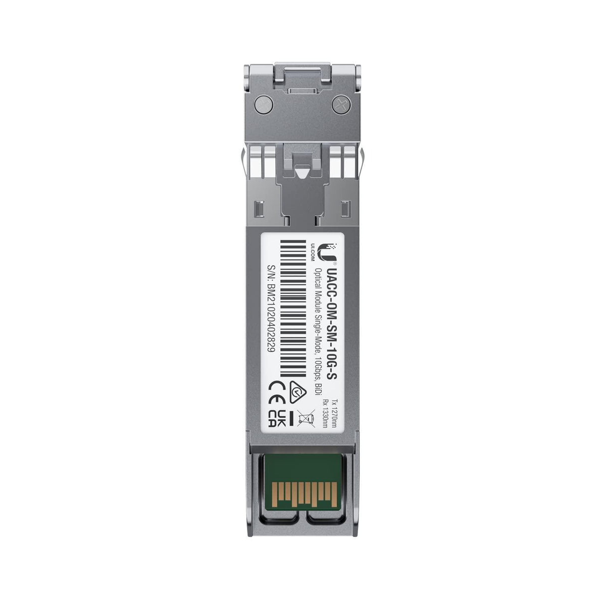 Ubiquiti Networks 10Gbps SFP+ Single-Mode U Fiber Module, 328' Cable Distance, 2X LC Connector, 2 Pack