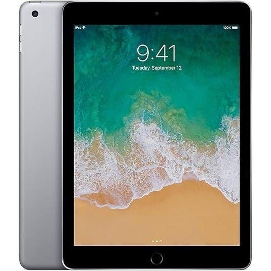 Apple iPad (2018 Model) with Wi-Fi only 32GB Apple 9.7in iPad - Space Gray (Renewed)