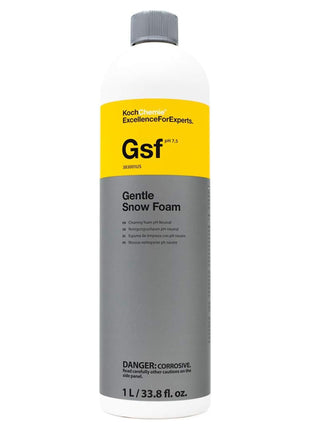 KOCHCHEMIE Gentle Snow Foam - pH Neutral Pre-Cleaning; Works With Foam Cannons & Sprayers; Manual Washing Shampoo; Safe on Existing Wax & Sealed Surfaces; Unique Cherry Fragrance (1 Liter)