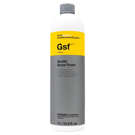 KOCHCHEMIE Gentle Snow Foam - pH Neutral Pre-Cleaning; Works With Foam Cannons & Sprayers; Manual Washing Shampoo; Safe on Existing Wax & Sealed Surfaces; Unique Cherry Fragrance (1 Liter)