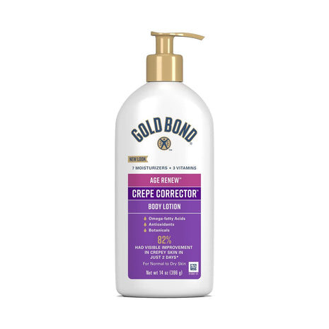 Gold Bond Age Renew Crepe Corrector Body Lotion, Replenishing & Smoothing Formula, Gold Bond Crepe Corrector Body Lotion, 14 oz