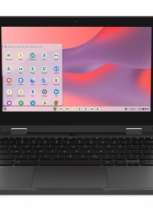 Lenovo 500e Chromebook Gen 4s 83L40000US 11.6 inch Touchscreen Convertible 2 in 1 Chromebook - HD - Intel N-Series N100-4 GB - 64 GB Flash Memory - English Keyboard - Gray
