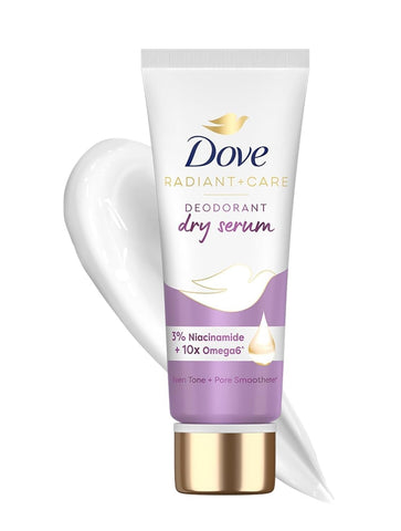 Dove Dry Serum Niacinamide and Omega 6 | Dove Radiant + Care Deodorant Dry Serum | 40ml