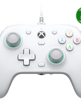 GameSir G7 SE Wired Controller for Xbox Series X|S, Xbox One & Windows 10/11, Plug and Play Gaming Gamepad with Hall Effect Joysticks/Hall Trigger, 3.5mm Audio Jack (White)
