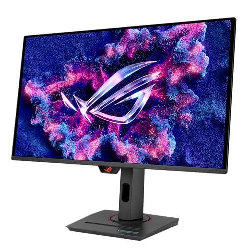 ASUS ROG Strix 26.5” 1440P QD-OLED Gaming Monitor (XG27ACDNG) -QHD (2560x1440), 360Hz, 0.03ms, Custom Heatsink, OLED Care+, G-SYNC Compatible, 99% DCI-P3, DisplayWidget, AI Gaming, 3yr Warranty