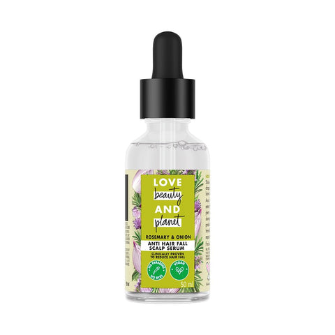 Love Beauty & Planet Onion & Rosemary & Dynagen Anti Hairfall Scalp Serum, 50Ml | No Parabens