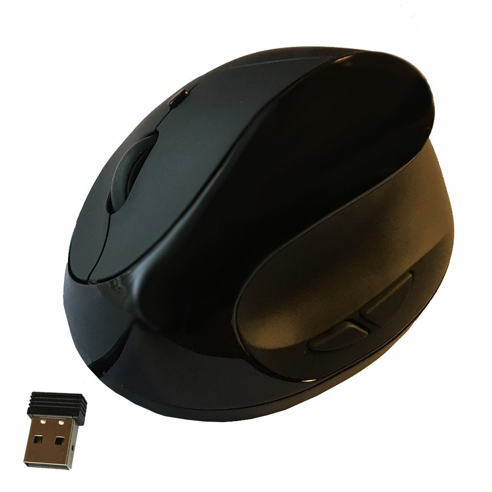 Comfi II Wireless Ergonomic Computer Mouse EM011-BKW, Black