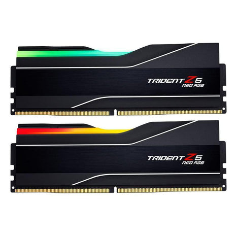 G.SKILL Trident Z5 Neo RGB Series DDR5 RAM (AMD Expo & Intel XMP 3.0) 32GB (2x16GB) 6000MT/s CL30-38-38-96 1.35V Desktop Computer Memory U-DIMM - Matte Black (F5-6000J3038F16GX2-TZ5NR)