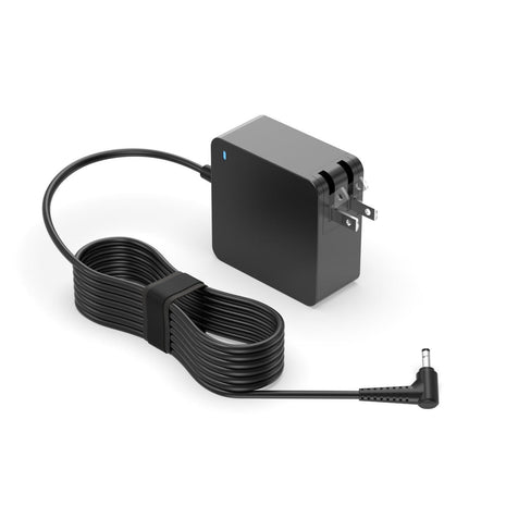 Charger Fit for Lenovo Laptop - Ideapad 3 1 S340 S145 330 320 310, Flex 5, V14 V15 V17, (UL Safety Certified)- Upgraded Version, Foldable Plug, Lengthened Power Cable, Charging Light, 65W 45W
