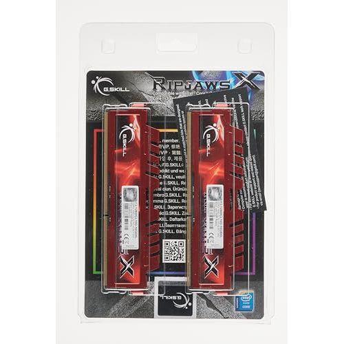 G.SKILL RipjawsX Series (Intel XMP) DDR3 RAM 16GB (2x8GB) 1600MT/s CL10-10-10-30 1.50V Desktop Computer Memory UDIMM (F3-12800CL10D-16GBXL)