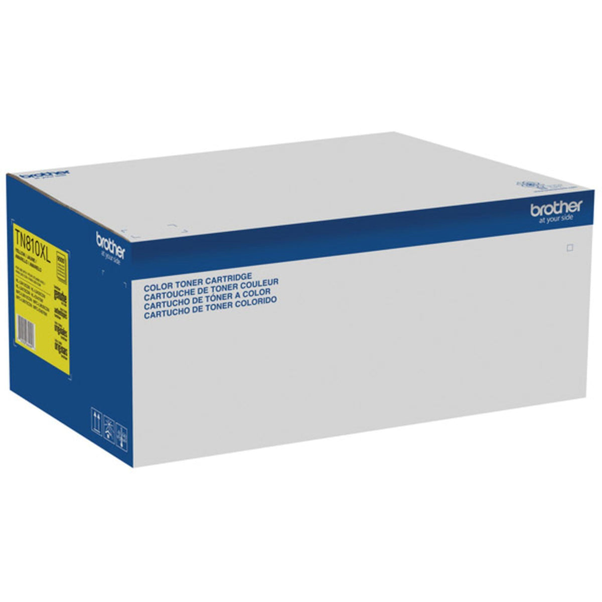 Brother Genuine High Yield Toner Cartridge, TN810XLY, Replacement Yellow Toner, Page Yield Up to 9,000 Pages