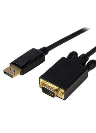 6FT DISPLAYPORT to VGA Adapter Converter Black