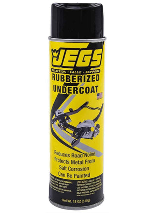 JEGS 72055 Rubberized Undercoating 18 oz. Spray Can Waterproof Paintable