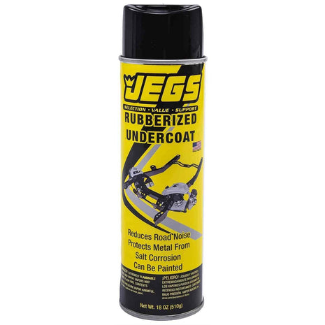JEGS 72055 Rubberized Undercoating 18 oz. Spray Can Waterproof Paintable