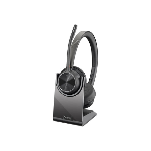 Plantronics Voyager 4320 UC Bluetooth On Ear Computer Headset, Black and Gray (218479-01)