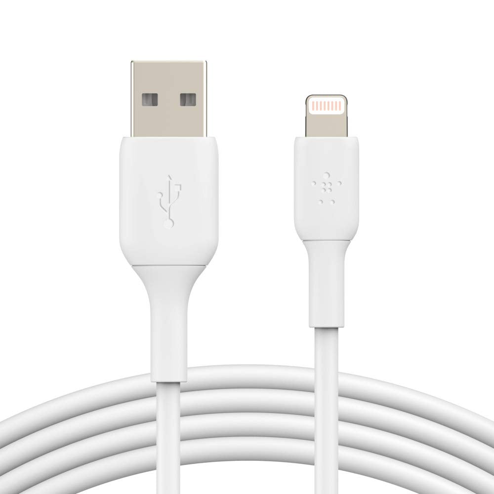 Belkin CAA001bt0MWH BOOST UP CHARGE Lightning to USB-A Cable, 6 Inches