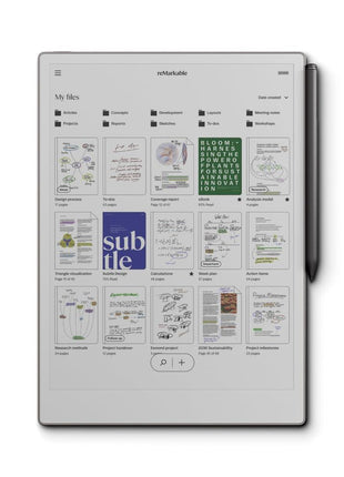 reMarkable Paper Pro with Marker Plus | 11.8" paper tablet with color display and reading light, e ink digital notebook for better thinking, writing, and reading