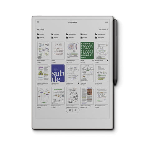 reMarkable Paper Pro with Marker Plus | 11.8" paper tablet with color display and reading light, e ink digital notebook for better thinking, writing, and reading