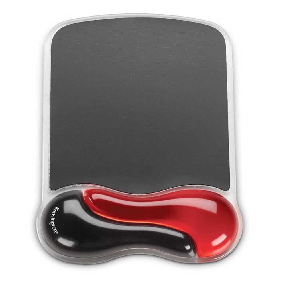 Kensington Duo Gel Mouse Pad with Wrist Rest - Red (K62402AM)