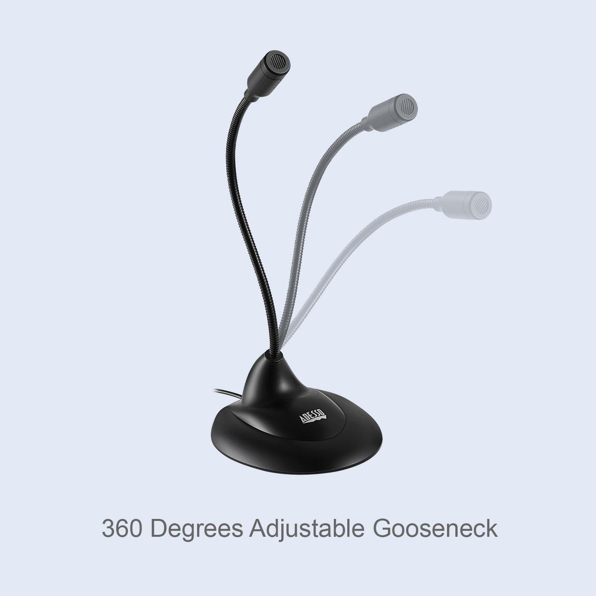 ADESSO Xtream M1 Omni-Directional USB Measurement Calibrated Table Top Microphone for Meetings and Conferences
