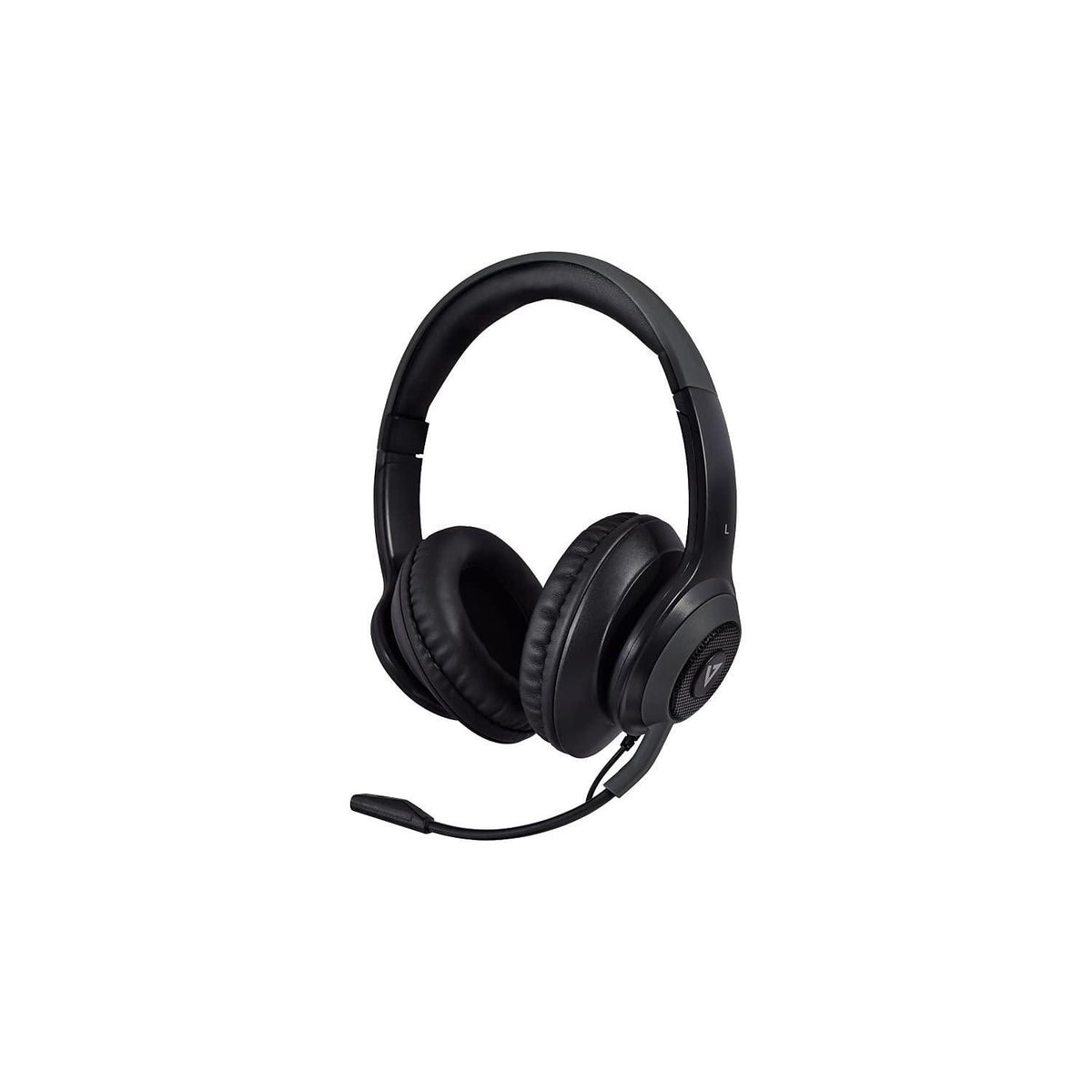 V7 Premium Over-Ear Stereo Headset, Boom Mic, PC, Mac, Tablets, Laptop Computer, Gaming, Video Conferencing, 3.5mm, USB
