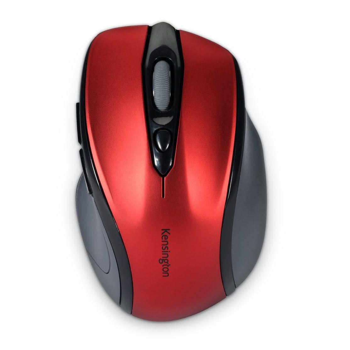 Kensington Pro Fit Mid-Size Wireless Mouse, Ruby Red (K72422AM)