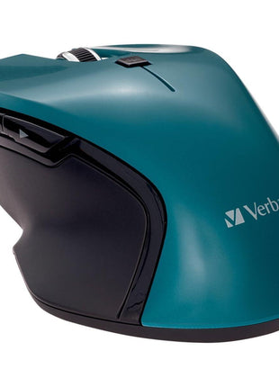 Verbatim USB-C Wireless Blue LED Mouse, Teal, 2.4GHz
