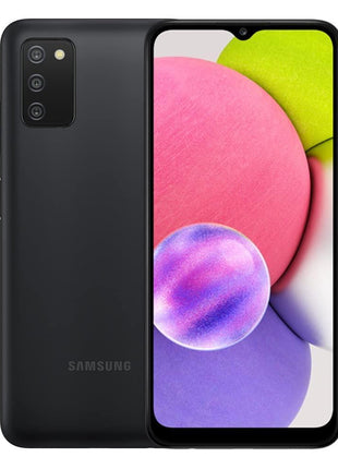 Samsung Galaxy A03s Cell Phone, AT&T GSM Unlocked Android Smartphone, 32GB, Long Lasting Battery, Expandable Storage, 3 Camera Lenses, Infinite Display - Black (Renewed)