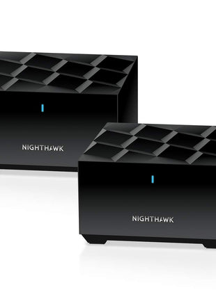 NETGEAR Nighthawk Advanced Whole Home Mesh Dual Band WiFi 6 System (MK72)– AX3000 Router with 1 Satellite Extender, Coverage up to 3,000 sq. ft. and 35+ Devices - Free Expert Help