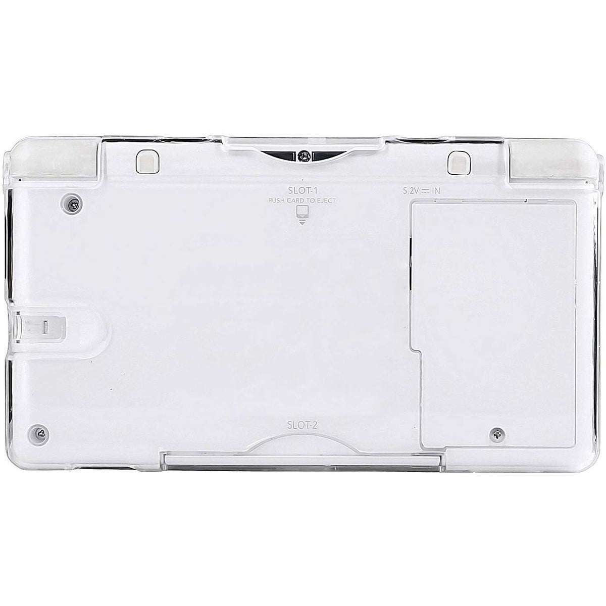 KlsyChry Transparent Hard Shell Case Cover Compatible with Nintendo DS Lite NDSL, Replacement Protective NDS Lite Crystal Clear Housing Case（Not for Nintendo DS or Dsi）