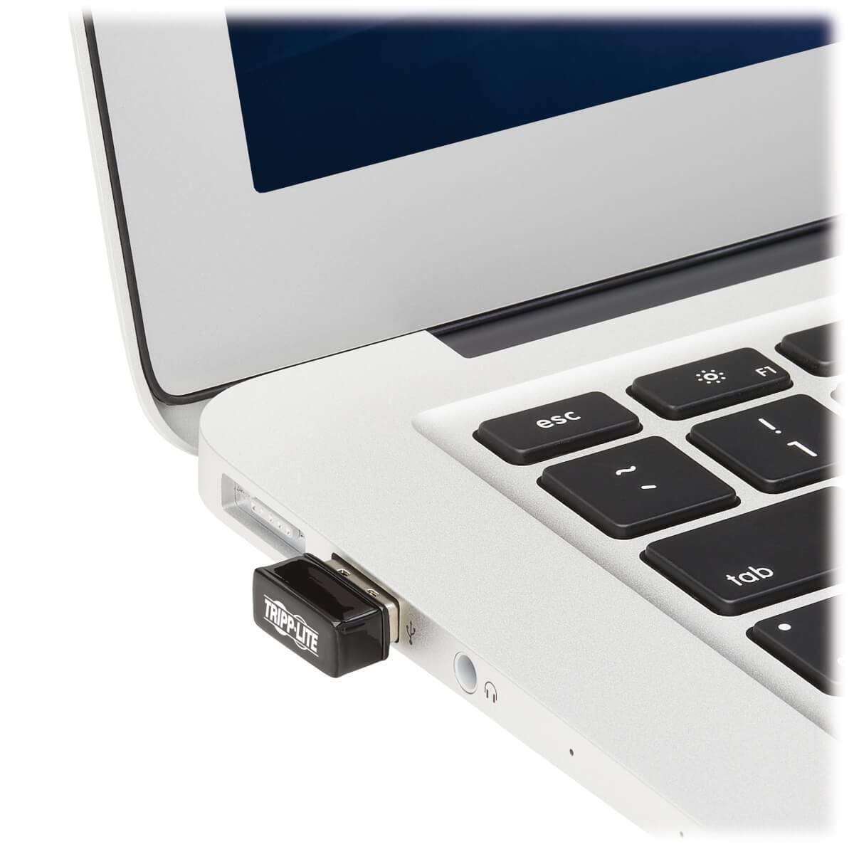 Tripp Lite USB Wi-Fi Adapter Dual-Band Wireless Ethernet 2.4 GHz and 5 GHz (U263-AC600)