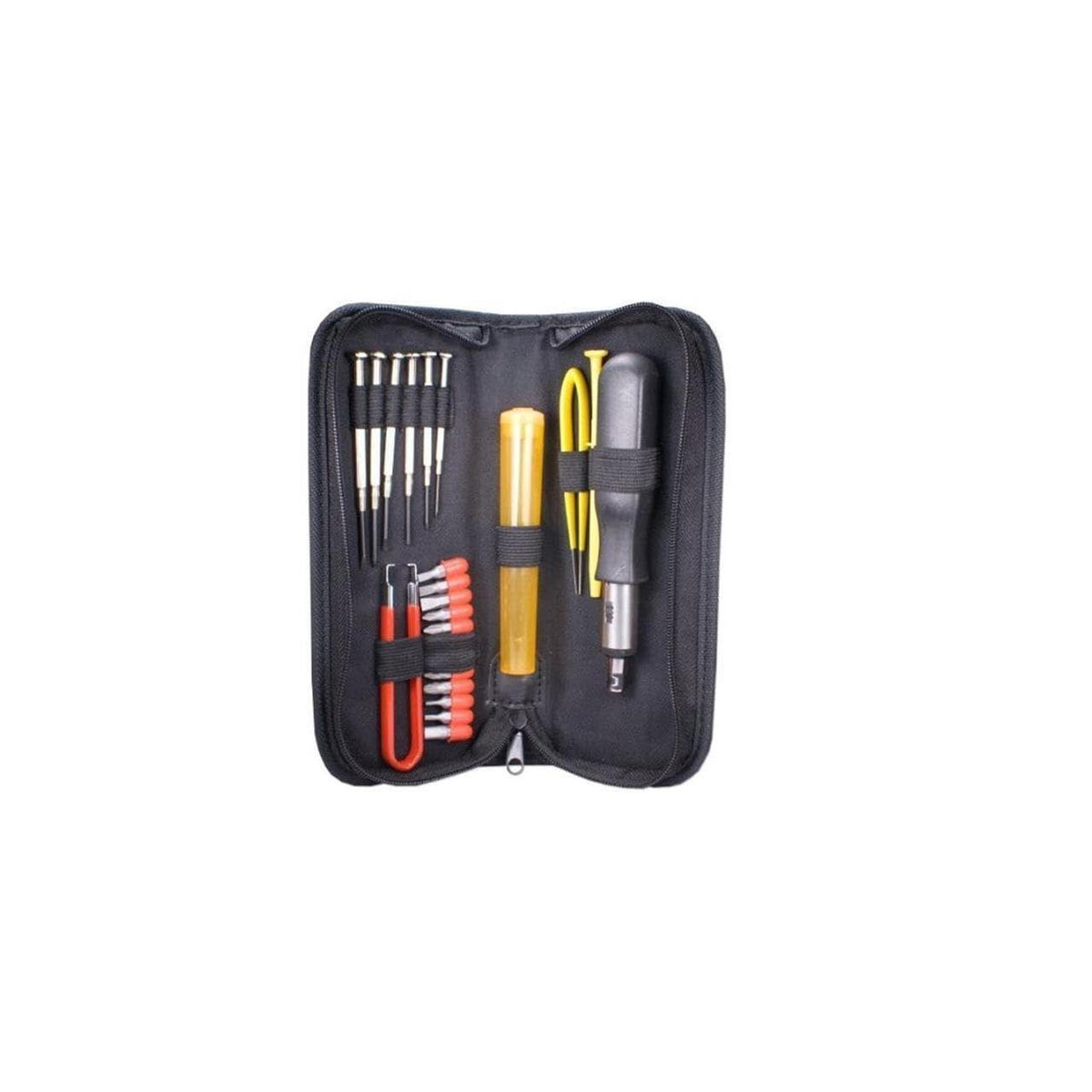 QVS 23 Piece Computer Maintenance Tool Kit with Precision Screwdrivers Computer Surge Protector (CA215P)