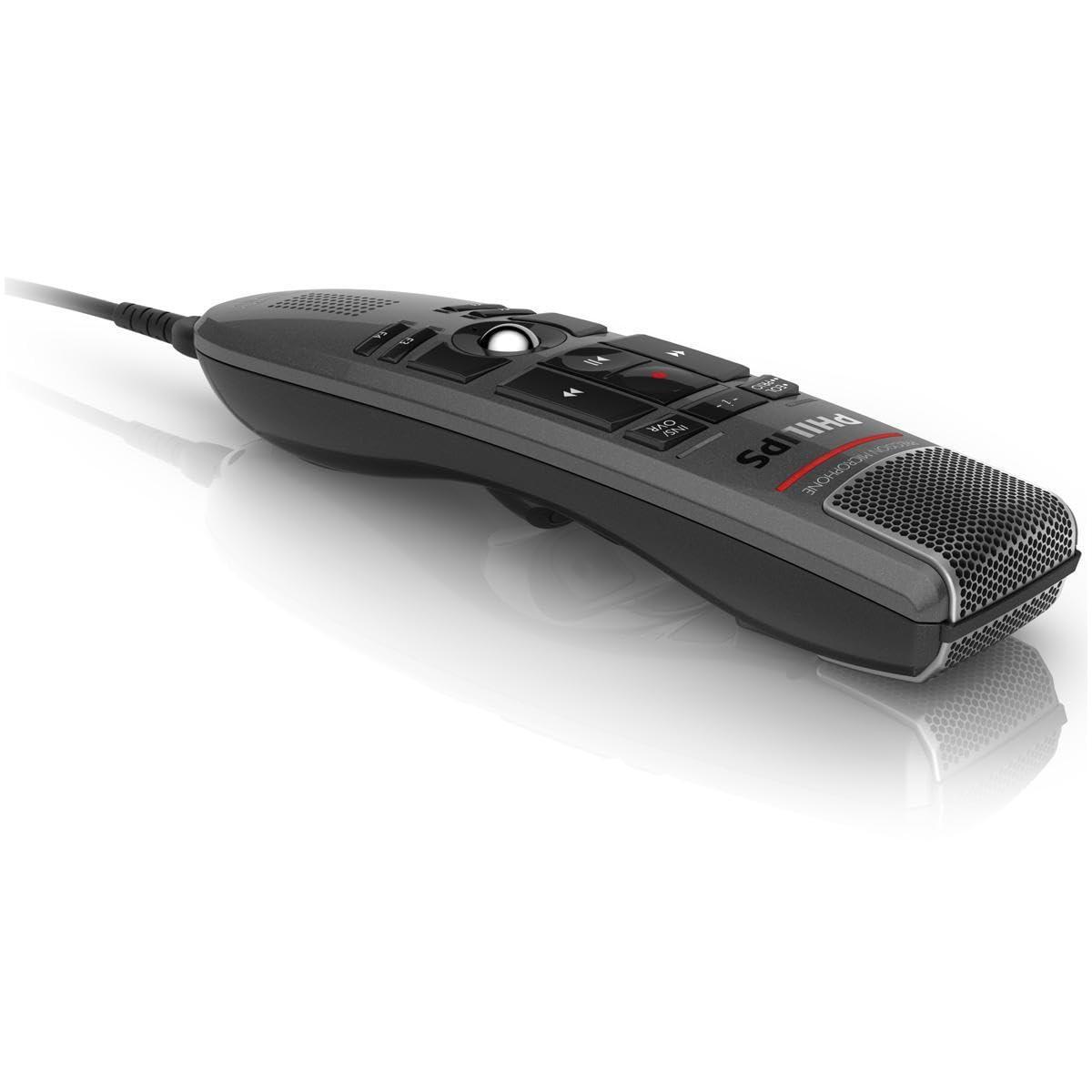 Philips SpeechMike Premium Dictation USB Microphone, Push-Button