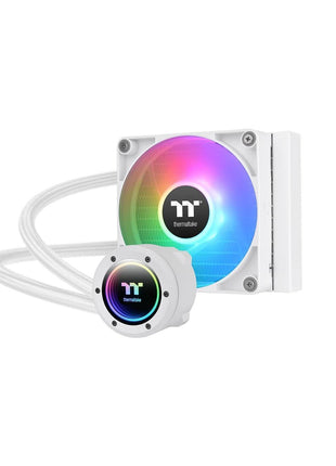 Thermaltake TH120 V2 ARGB Sync/AlO Liquid Cooler/Fan 120mm*1/PWM 500~2000 RPM/Mirror Waterblock/MB ARGB Sync Control/White, CL-W363-PL12SW-A