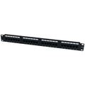 StarTech.com 24 Port 1U Rackmount Cat 6 110 Patch Panel - 24 port Network Patch Panel - RJ45 Ethernet 110 type Rack Mount Patch Panel 1U (C6PANEL24)