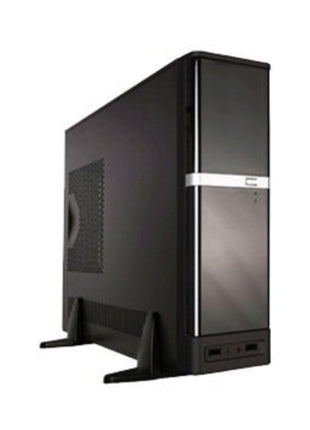 Apex Case DM-387 microATX Desktop Black/Silver 275W 1/1/(1) Bays USB AUDIO Glossy Finished