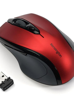 Kensington Pro Fit Mid-Size Wireless Mouse, Ruby Red (K72422AM)
