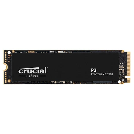 Crucial P3 PCIe Gen3 NVMe 500GB SSD, Up to 3,500MB/s Read, Laptop & Desktop (PC) Compatible, Solid State Drive – CT500P3SSD8