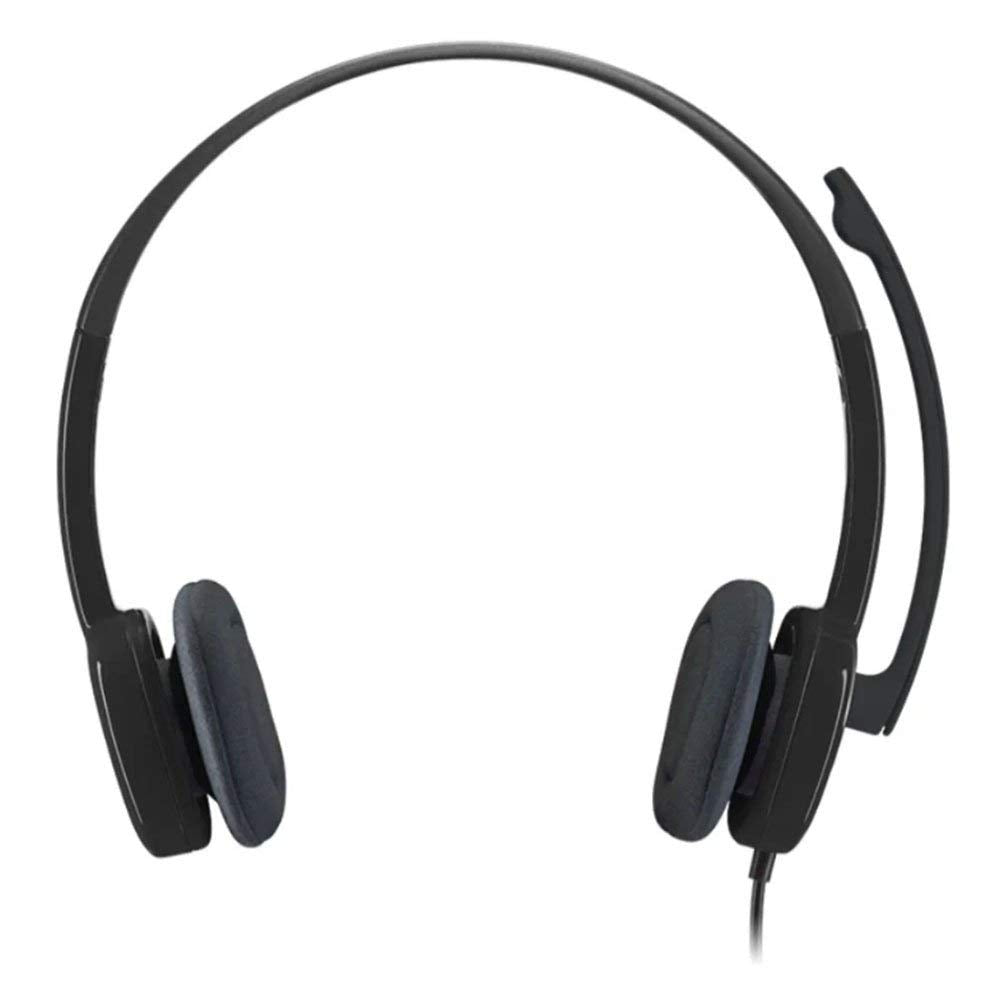 Logitech H151 Stereo Multi-Device Headset with Microphone, In-Line Controls & 3.5mm Jack
